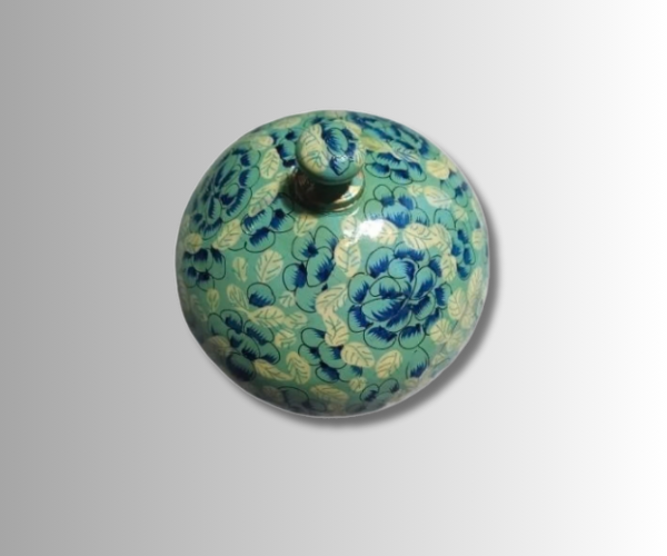 PAPIER MACHIE POWDER BOX